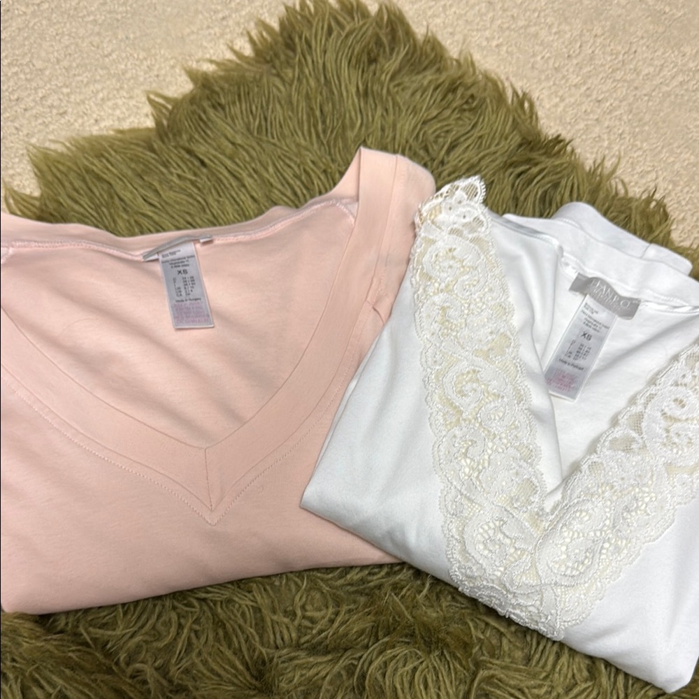 Hanro Women's Light Pink Top XS